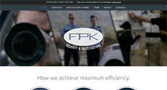 Desktop Screenshot of fpksecurity.com